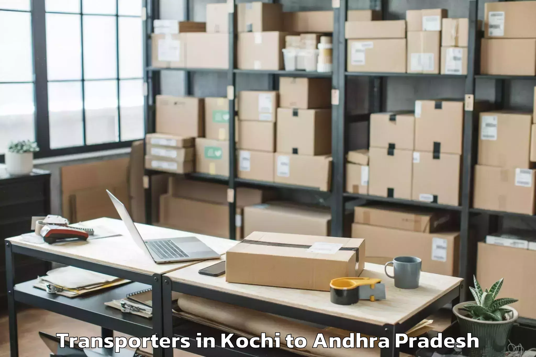 Top Kochi to Chakrayapet Transporters Available